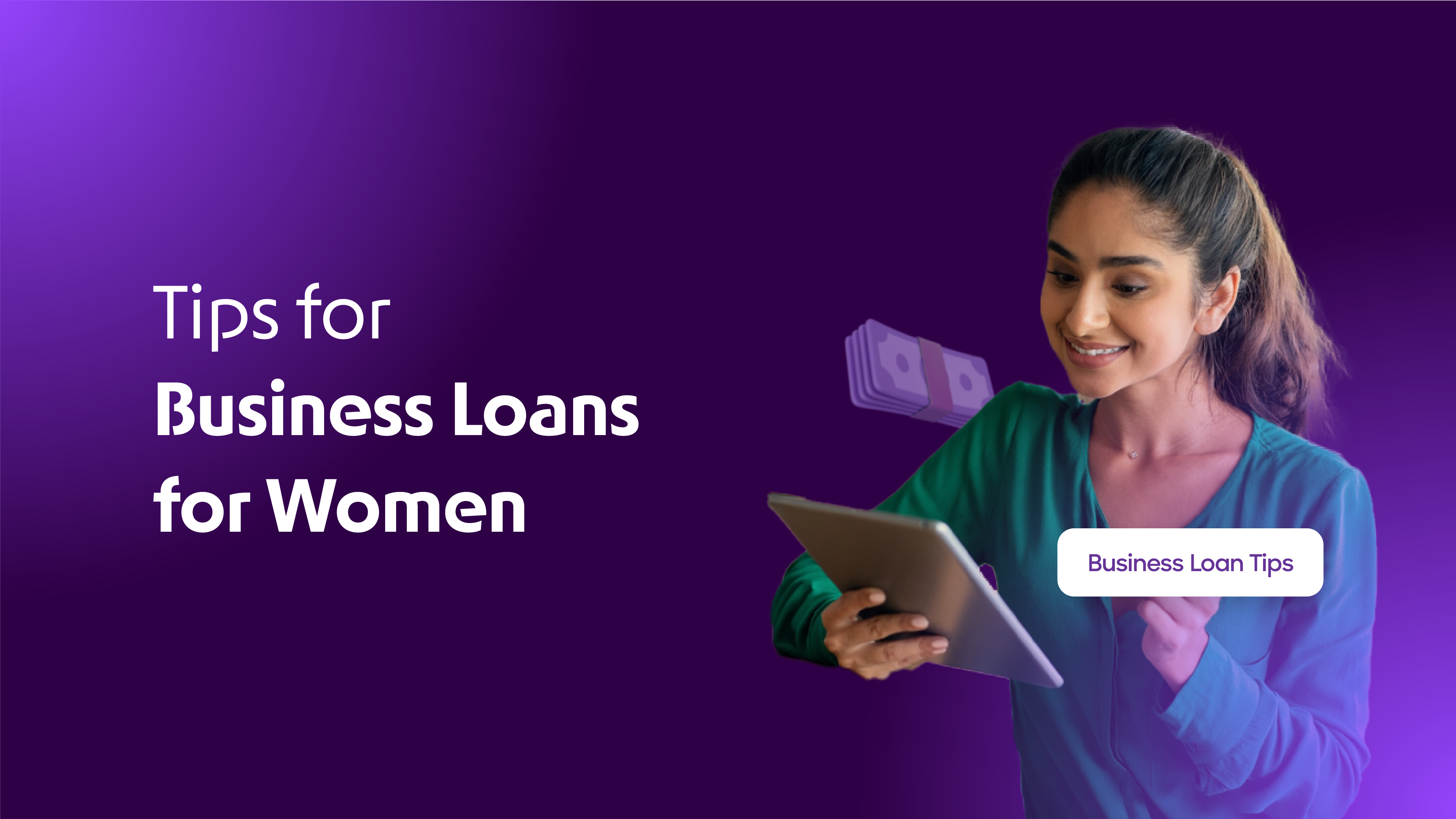 Tips for business loan for women