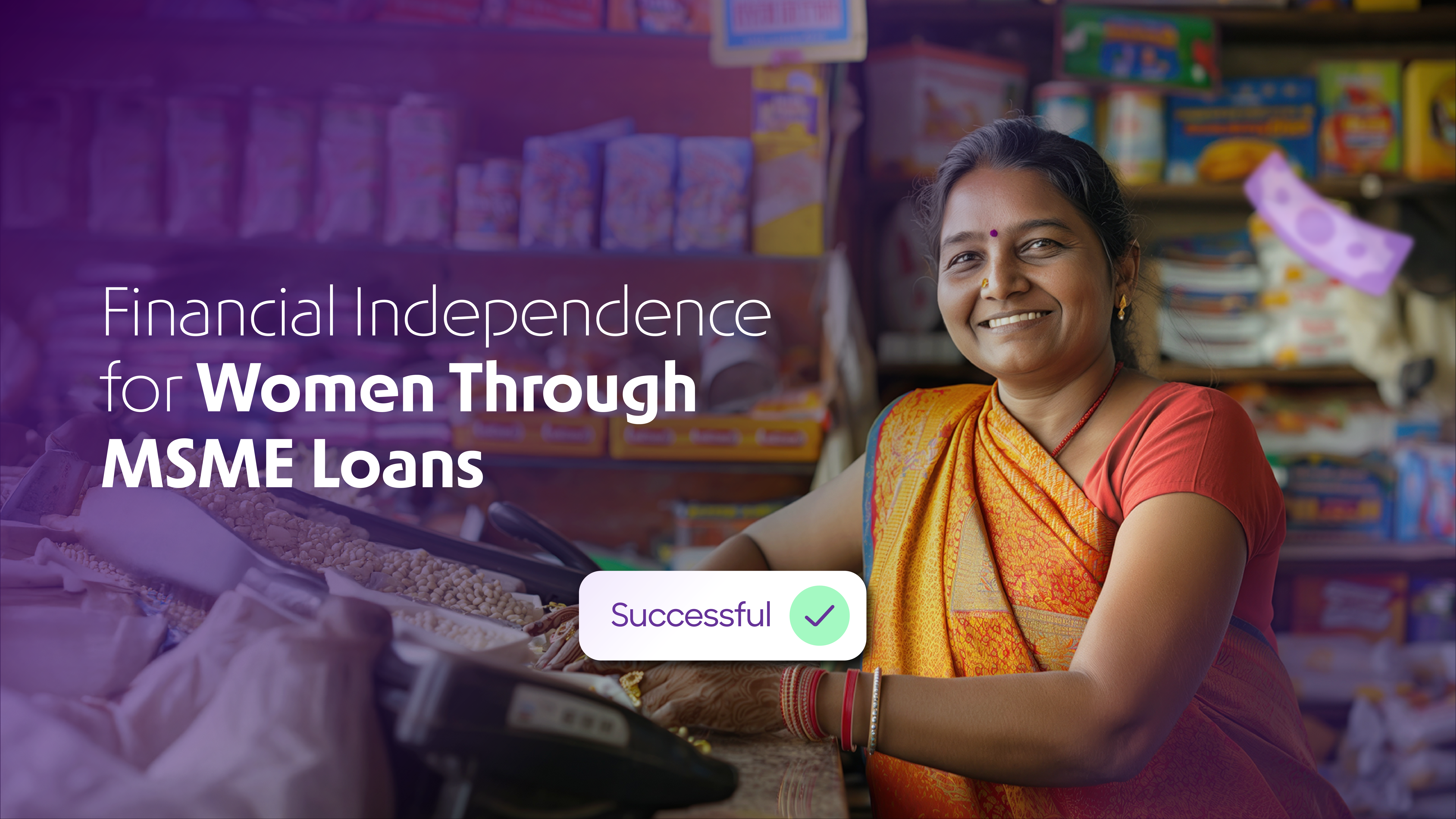 unsecured lending for women MSME entrepreneurs